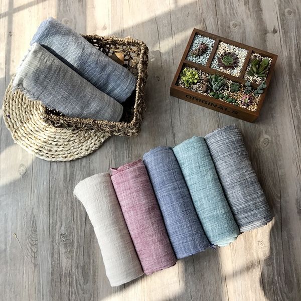2019 new linen stripe pleated cotton linen temperament mori style artistic style lady scarf scarf, Blue;gray
2019 new linen stripe pleated cotton linen temperament mori style artistic style lady scarf scarf, Blue;gray