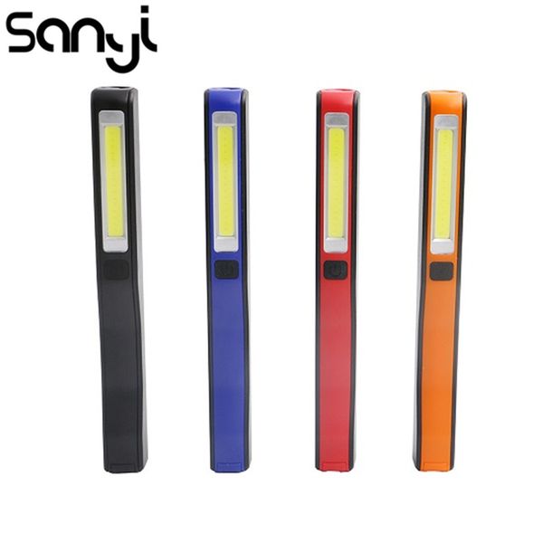 flashlights torches sanyi 1*cob led+1*led pen light clip-on pocket torch inspection working with magnetic for camping portable lamp
flashlights torches sanyi 1*cob led+1*led pen light clip-on pocket torch inspection working with magnetic for camping portable lamp