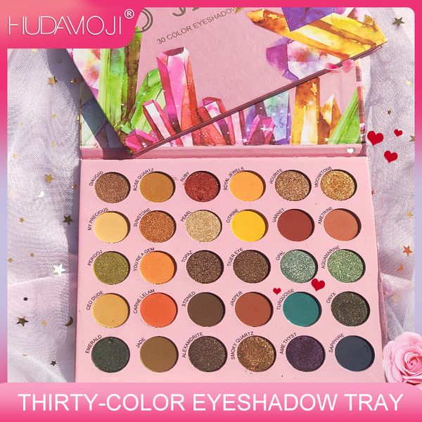 30 цветов мерцать и матовые тени для век палитра новое прибытие, сексуальный, блеск, макияж палитра, матовый блеск, пигмент, теплый цвет, по