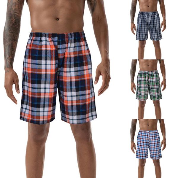 puimentiua shorts 2020 new summer men beach shorts casual plaid printed casual elastic waist mens clothing, White;black
puimentiua shorts 2020 new summer men beach shorts casual plaid printed casual elastic waist mens clothing, White;black
