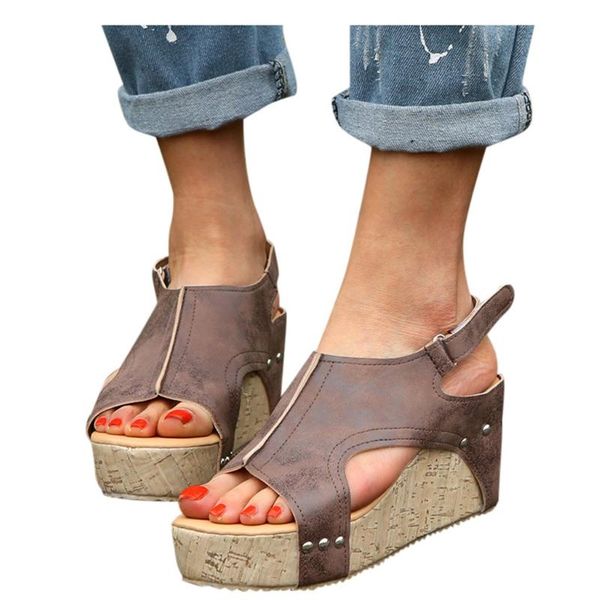 sagace women sandals 2020 summer wedge heel thick bottom fish mouth ladies shoes large size fashion casual females sandals, Black
sagace women sandals 2020 summer wedge heel thick bottom fish mouth ladies shoes large size fashion casual females sandals, Black