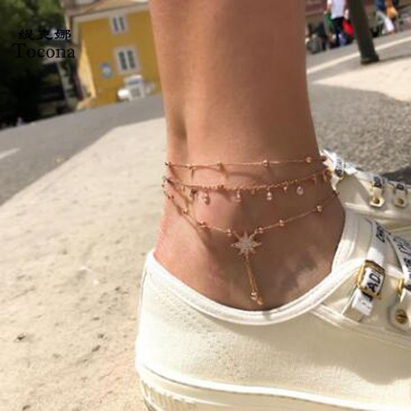 3pcs/sets fashion foot chain natural crystal star anklets bracelets for women summer jewelry accesorios mujer 7118, Red;blue
3pcs/sets fashion foot chain natural crystal star anklets bracelets for women summer jewelry accesorios mujer 7118, Red;blue