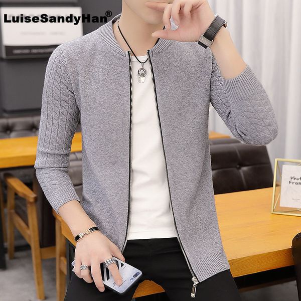 men's sweaters fashion stand collar slim cardigan sweater man solid color long sleeve zipper placket stitching jacquard spring 2021, White;black
men's sweaters fashion stand collar slim cardigan sweater man solid color long sleeve zipper placket stitching jacquard spring 2021, White;black