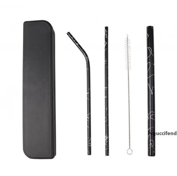 stainless steel straw set bent straight bar reusable drinking straws with box case cleaner brush ooa7634-6
stainless steel straw set bent straight bar reusable drinking straws with box case cleaner brush ooa7634-6