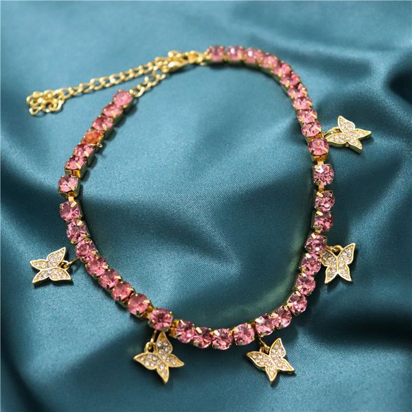 fashion butterfly anklet for women bling iced out tennis chain girl bohemian summer beach rhinestones anklet hip hop jewelry 4 styles l460fa
fashion butterfly anklet for women bling iced out tennis chain girl bohemian summer beach rhinestones anklet hip hop jewelry 4 styles l460fa
