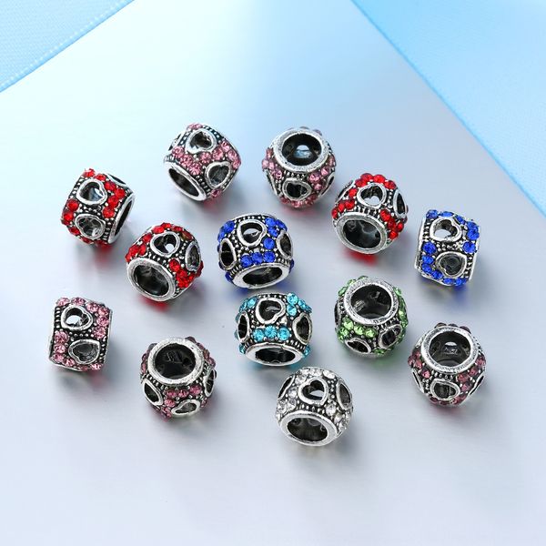 6-color love ball point scattered diy accessories diamond string series diy pore string beads alloy big hole beads, Silver
6-color love ball point scattered diy accessories diamond string series diy pore string beads alloy big hole beads, Silver