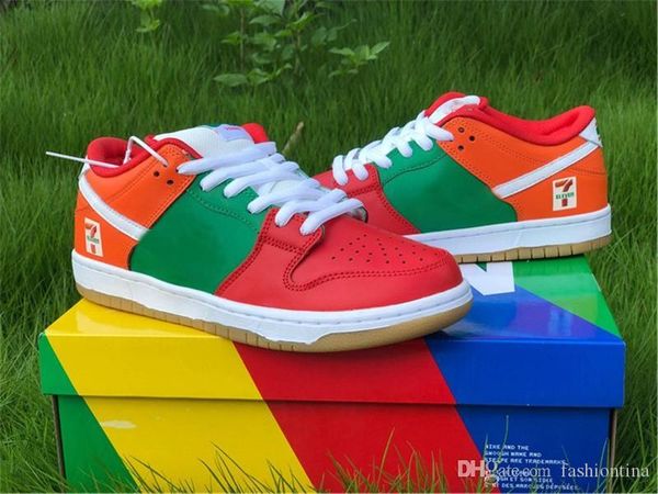 2020 dunk low sp 7-eleven sports red, green, and orange men women running shoes sports casual sneakers with original box
2020 dunk low sp 7-eleven sports red, green, and orange men women running shoes sports casual sneakers with original box