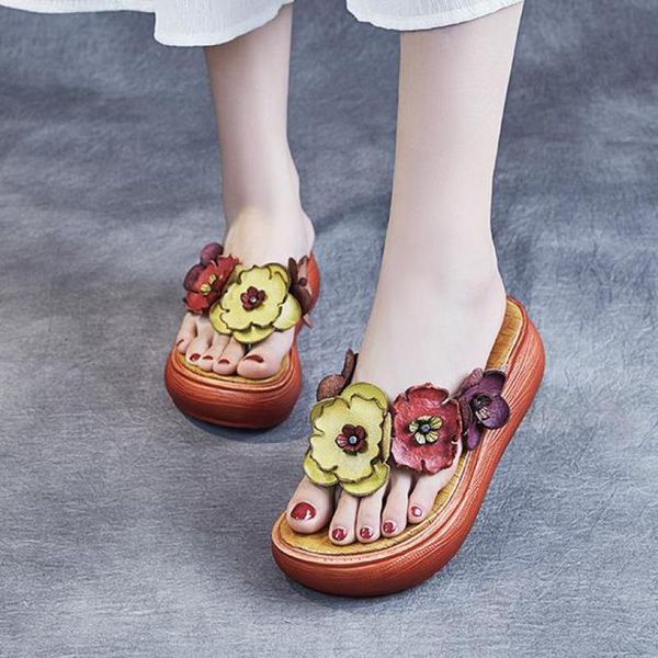 slippers yourseason women genuine leather summer flip flops shoes 2021 concise ladies floral wedges platform, Black
slippers yourseason women genuine leather summer flip flops shoes 2021 concise ladies floral wedges platform, Black