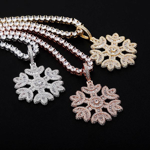 gold silver color bling cz snowflake pendant necklace with 24inch rope chain for men women punk jewelry gift
gold silver color bling cz snowflake pendant necklace with 24inch rope chain for men women punk jewelry gift