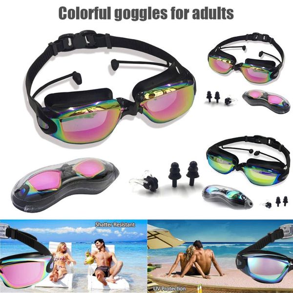 swim goggles no leaking electroplating anti fog uv protection clear vision swimming goggles with earplugs nose clip set d
swim goggles no leaking electroplating anti fog uv protection clear vision swimming goggles with earplugs nose clip set d
