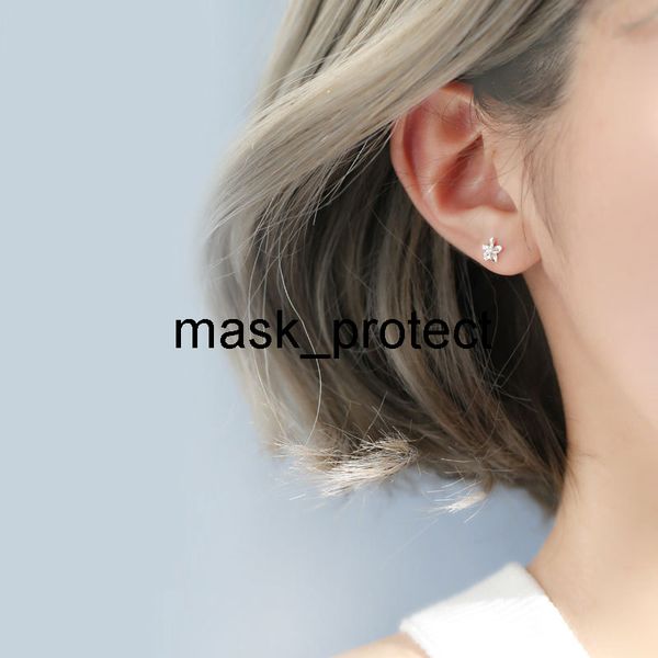 s925 silver women's sweet artistic five-petal nose egg ear studs fashion flower ornaments, Golden
s925 silver women's sweet artistic five-petal nose egg ear studs fashion flower ornaments, Golden