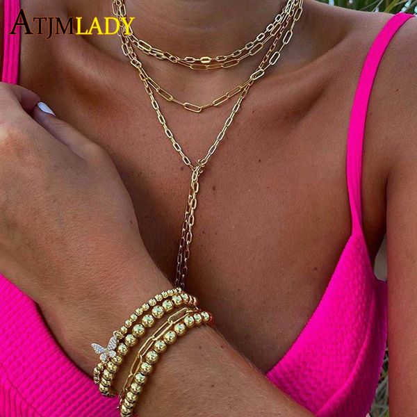 2020 new european fashion women jewelry 925 sterling silver open link chain paper clip chain women fashion gold choker necklace
2020 new european fashion women jewelry 925 sterling silver open link chain paper clip chain women fashion gold choker necklace