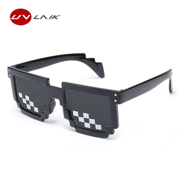 uvlaik deal with it glasses 8 bit mlg pixelated sunglasses men women party thug life eyeglasses vintage mosaic eyewear, White;black
uvlaik deal with it glasses 8 bit mlg pixelated sunglasses men women party thug life eyeglasses vintage mosaic eyewear, White;black