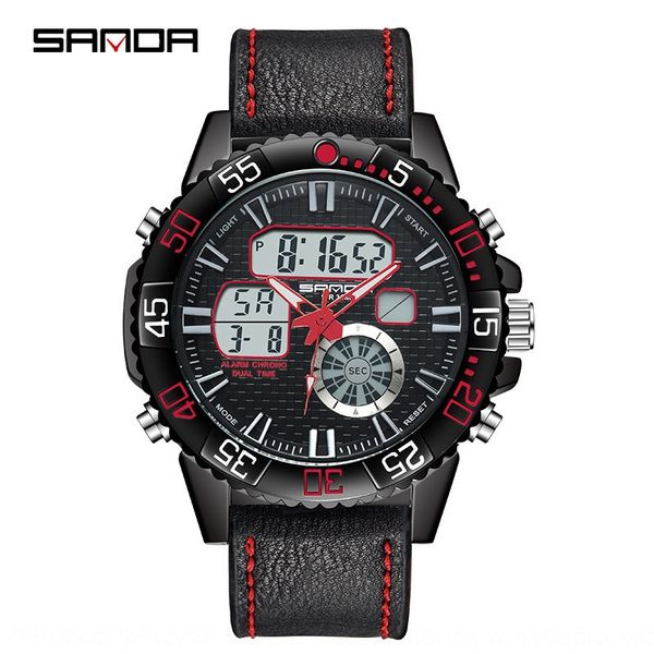 sanda newstyle large dial trendy men's belt male studentwatch fashion casual waterproof fashion watch, Blue
sanda newstyle large dial trendy men's belt male studentwatch fashion casual waterproof fashion watch, Blue