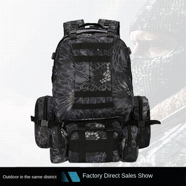 zyujl fans outdoor large capacity camouflage tactical backpack multi-functional combination double shoulder camping bag mountaineering bagba
zyujl fans outdoor large capacity camouflage tactical backpack multi-functional combination double shoulder camping bag mountaineering bagba