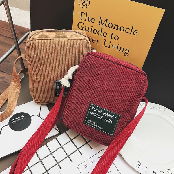 2020 new style casual canvas women's shoulder/crossbody bag square sling bag corduroy corduroy phone #40
2020 new style casual canvas women's shoulder/crossbody bag square sling bag corduroy corduroy phone #40