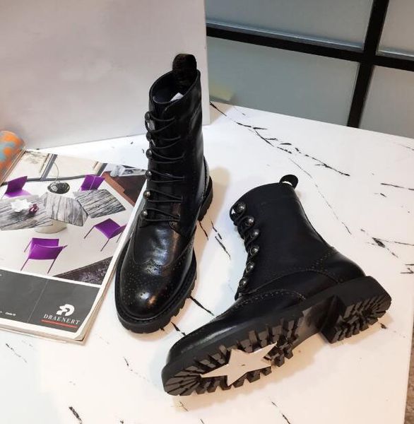 brand new d1or womens half klace up night autumn winter martin genuine leather wearproof square heel ankle booties, Black
brand new d1or womens half klace up night autumn winter martin genuine leather wearproof square heel ankle booties, Black