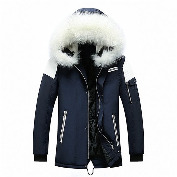 mens thicken fur collar jacket plus size hooded long sleeve long coat homme winter slim warm jackets, Black;brown
mens thicken fur collar jacket plus size hooded long sleeve long coat homme winter slim warm jackets, Black;brown