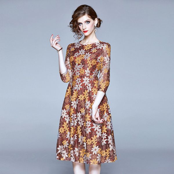casual dresses summer women fashion o-neck hook flower hollow out dress elegant lace office slim vestidos, Black;gray
casual dresses summer women fashion o-neck hook flower hollow out dress elegant lace office slim vestidos, Black;gray