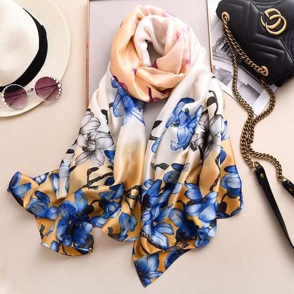 women large scarf foulard beach ladies shawl silk wraps hijab chiffon muffler female bandanna pareo scarves, Blue;gray
women large scarf foulard beach ladies shawl silk wraps hijab chiffon muffler female bandanna pareo scarves, Blue;gray