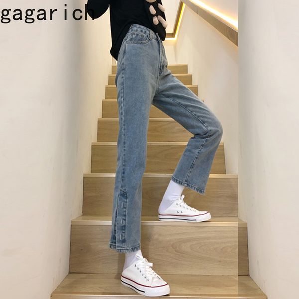 gagarich high waist jeans women side split ankle-length loose straight casual zipper blue denim vintage female chic summer pants
gagarich high waist jeans women side split ankle-length loose straight casual zipper blue denim vintage female chic summer pants