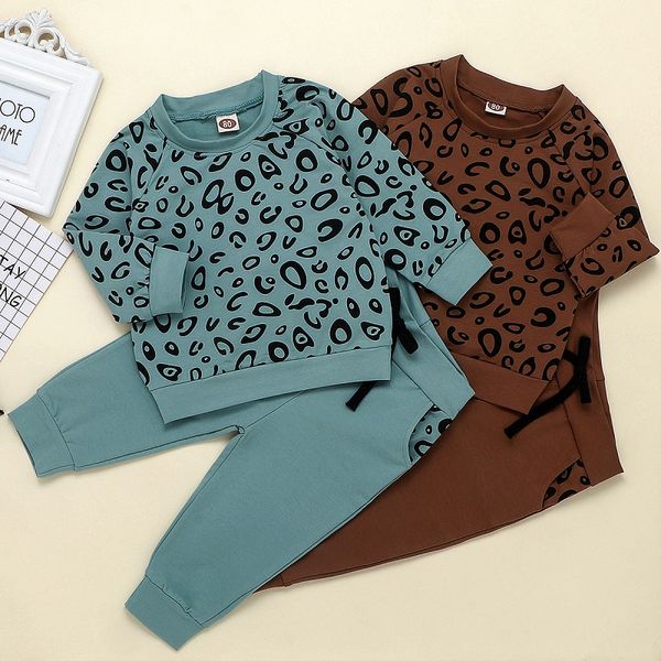 new children boys girls leopard printed pajamas sets kids long sleeves + pocket pants 2pcs/set outfits casual kids clothes sets m2248, Blue;red
new children boys girls leopard printed pajamas sets kids long sleeves + pocket pants 2pcs/set outfits casual kids clothes sets m2248, Blue;red
