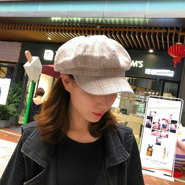 women's painter beret hat fashion plaid octagonal beret literary painter hat korean style all-match cap fashion, Blue;gray
women's painter beret hat fashion plaid octagonal beret literary painter hat korean style all-match cap fashion, Blue;gray