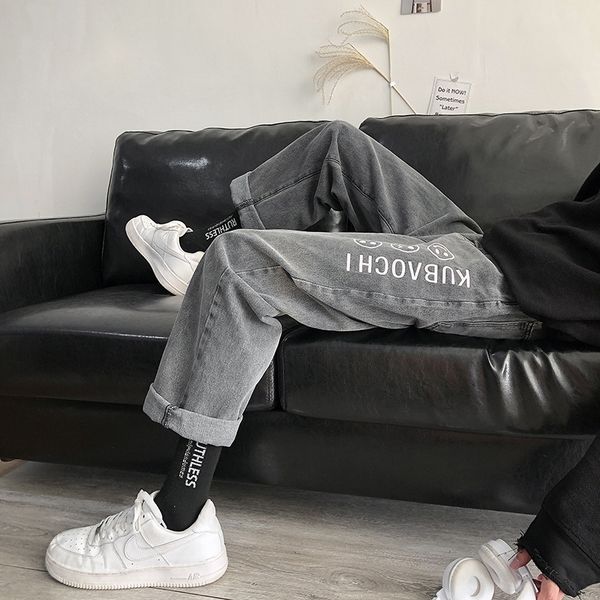 jeans men's trendy loose straight ins men's korean jeans wide wide leg pants style trendy wide-leg pants all-match trousers, Blue
jeans men's trendy loose straight ins men's korean jeans wide wide leg pants style trendy wide-leg pants all-match trousers, Blue