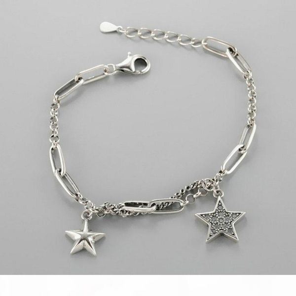 river charm women bracelet thai silver color female vintage star bead bracelets adjustable 16cm to 19cm fashion jewelry gift, Golden;silver
river charm women bracelet thai silver color female vintage star bead bracelets adjustable 16cm to 19cm fashion jewelry gift, Golden;silver