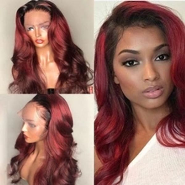 99j wine red burgundy human hair wigs 13x4 lace front colored human hair wigs pre plucked body wave remy hair wigs, Black
99j wine red burgundy human hair wigs 13x4 lace front colored human hair wigs pre plucked body wave remy hair wigs, Black