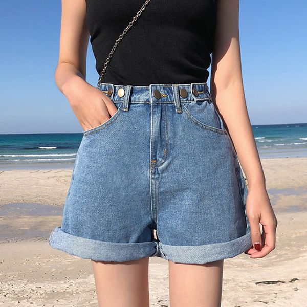 women's jeans garemay denim shorts classic vintage high waist blue wide leg female casual summer ladies for women
women's jeans garemay denim shorts classic vintage high waist blue wide leg female casual summer ladies for women