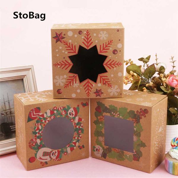 stobag 5pcs santa claus merry christmas cake decoration kraft paper box snowflake party gift packing boxes child favor
stobag 5pcs santa claus merry christmas cake decoration kraft paper box snowflake party gift packing boxes child favor