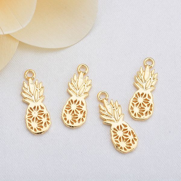 new exquisite hollow fruit copper pendant accessories pineapple gold plated pineapple pendant bracelet necklace accessories, Silver
new exquisite hollow fruit copper pendant accessories pineapple gold plated pineapple pendant bracelet necklace accessories, Silver