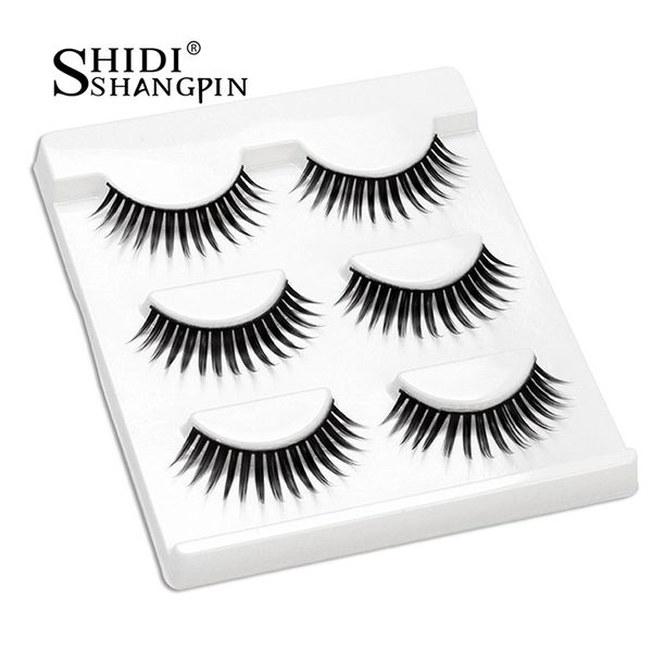 false eyelashes shidishangpin 3d mink eyelash extension hand made 3 pairs natural long lashes 1 box makeup l19
false eyelashes shidishangpin 3d mink eyelash extension hand made 3 pairs natural long lashes 1 box makeup l19