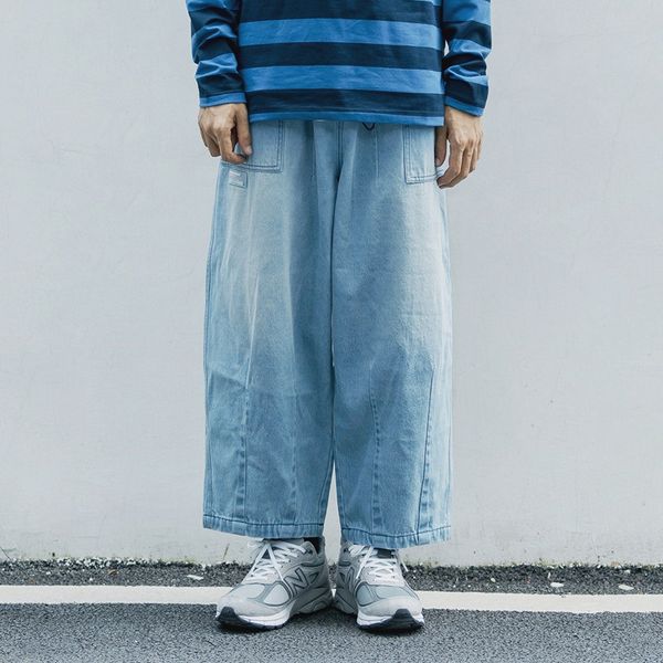 casual wide leg jeans straight ankle length denim pants harem trousers karajuku streetstyle retro japan men oversize loose male, Blue
casual wide leg jeans straight ankle length denim pants harem trousers karajuku streetstyle retro japan men oversize loose male, Blue