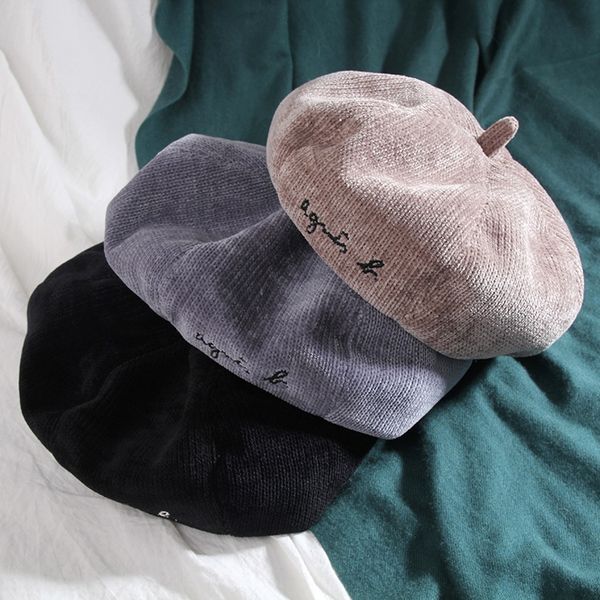 parent-child chenille solid christmas beret beret color literary all-match letter embroidery pumpkin hat korean princess hat fashion, Blue;gray
parent-child chenille solid christmas beret beret color literary all-match letter embroidery pumpkin hat korean princess hat fashion, Blue;gray