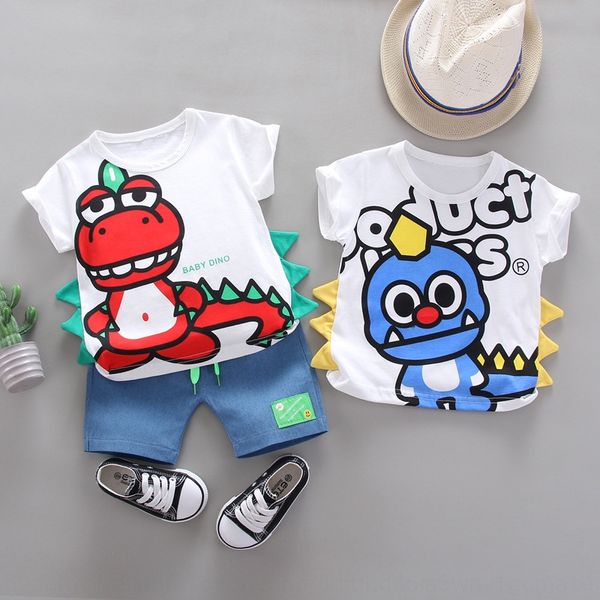 2020 children's cartoon dinosaur printing cotton t-shirt and and jeans short sleeve cute new t-shirt all-match casual jeans fashion
2020 children's cartoon dinosaur printing cotton t-shirt and and jeans short sleeve cute new t-shirt all-match casual jeans fashion