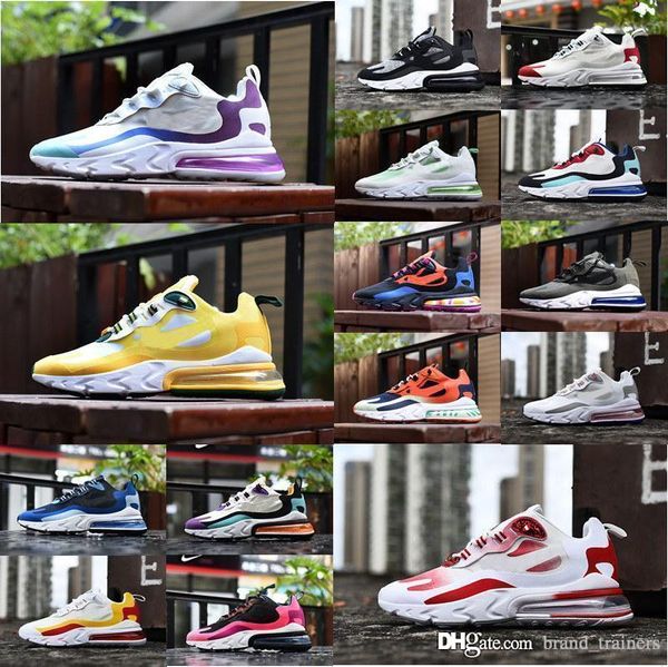 new 270 react men women running shoes bauhaus triple black white optical oreo grape bleached coral mens trainers sport sneaker size 36-45
new 270 react men women running shoes bauhaus triple black white optical oreo grape bleached coral mens trainers sport sneaker size 36-45
