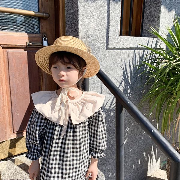 left clothing and left prince children's clothing 2020 new korean style girls' large lapel plaid doll shirt children's plaid, White;black
left clothing and left prince children's clothing 2020 new korean style girls' large lapel plaid doll shirt children's plaid, White;black
