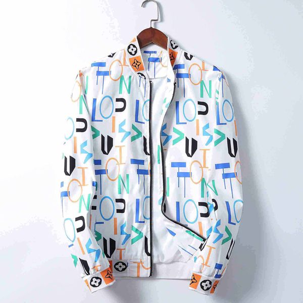 2120 brand men's ss bermuda european printing long-sleeved jacket jacket early autumn new fashion v-neck zipper luxury jacket, Black;brown