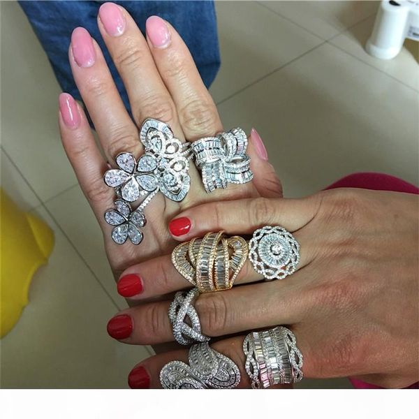 choucong 8 styles statement promise ring 5a zircon 925 sterling silver unique wedding band rings for women party jewelry, Slivery;golden
choucong 8 styles statement promise ring 5a zircon 925 sterling silver unique wedding band rings for women party jewelry, Slivery;golden