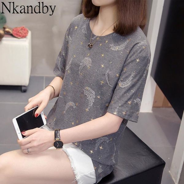 plus size stylish tees women 2020 summer loose short sleeve golded star cotton t-shirt oversize moon graphic korean tshirt, White
plus size stylish tees women 2020 summer loose short sleeve golded star cotton t-shirt oversize moon graphic korean tshirt, White