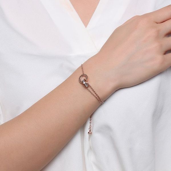 stainless steel rhinestone double circle bangle bracelet charm interlocking hoop bracelets for women fashion gold chain valentine's day, Black
stainless steel rhinestone double circle bangle bracelet charm interlocking hoop bracelets for women fashion gold chain valentine's day, Black