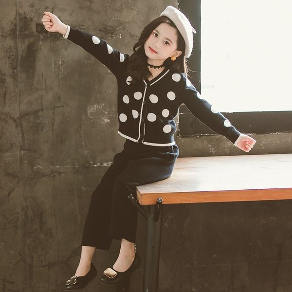 8u8bi girls polka dot 2020 autumn clothes baby new small middle school sweater children korean style little girl western style knitt, Blue
8u8bi girls polka dot 2020 autumn clothes baby new small middle school sweater children korean style little girl western style knitt, Blue