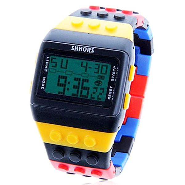 shhors watch fashion women watches ladies watches led digital plastic rainbow watch electronic wristwatches, Slivery;brown
shhors watch fashion women watches ladies watches led digital plastic rainbow watch electronic wristwatches, Slivery;brown