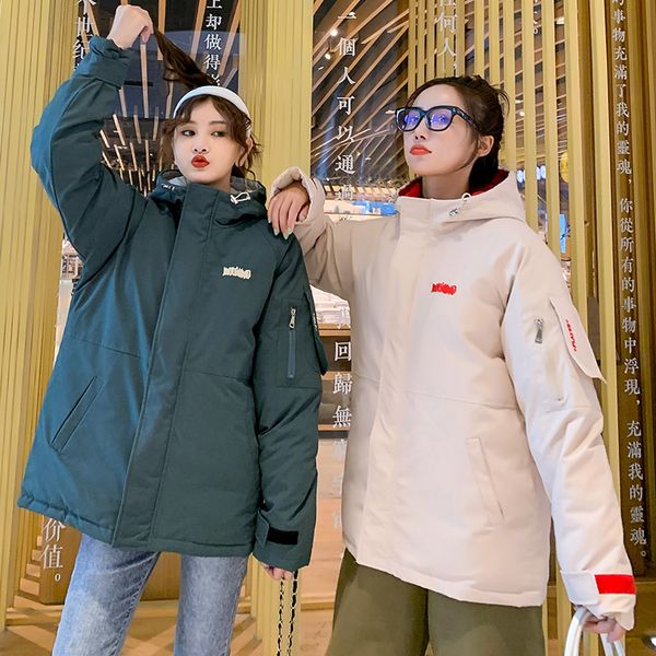 warm thicken winter jacket women short hooded parka coat fashion female streetwear oversize coat, Black
warm thicken winter jacket women short hooded parka coat fashion female streetwear oversize coat, Black