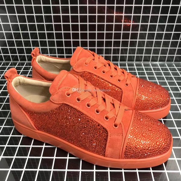 vintage red bottom orange diamond shoes low spikes shoes women sneaker triple men casual shoes leather velevt red sole des chaussures, Black
vintage red bottom orange diamond shoes low spikes shoes women sneaker triple men casual shoes leather velevt red sole des chaussures, Black