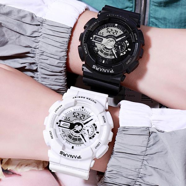 panars student sport digital watch electronic quartz dual core display led waterproof watch men wristwatch mens women watches, Slivery;brown
panars student sport digital watch electronic quartz dual core display led waterproof watch men wristwatch mens women watches, Slivery;brown