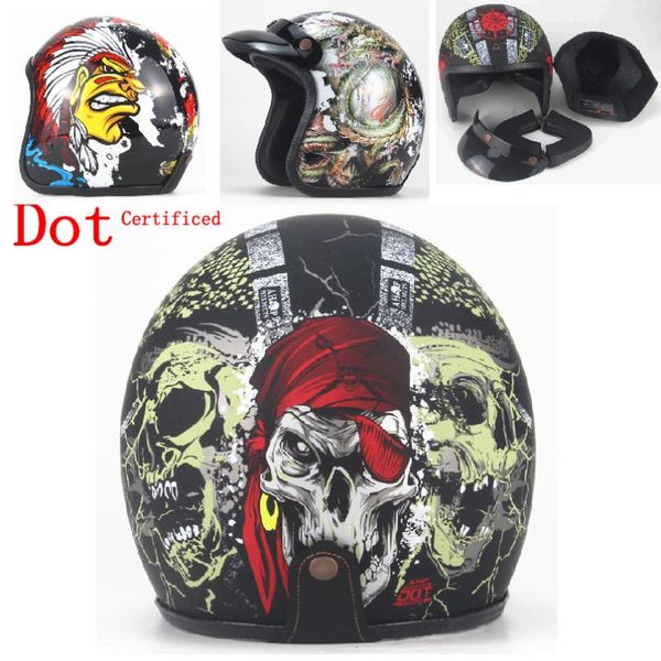 brand new motorcycle helmet 3/4 open face vintage casco moto jet scooter skull bike helmet retro casque motociclismo with dot
brand new motorcycle helmet 3/4 open face vintage casco moto jet scooter skull bike helmet retro casque motociclismo with dot