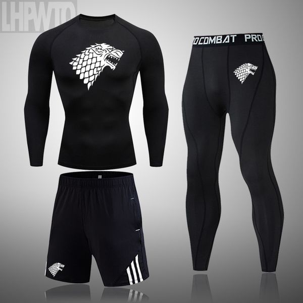 men's compression sets tracksuit brand mens sport jogging suit running set rashgard gym clothing men fitness workout tight, Black;blue
men's compression sets tracksuit brand mens sport jogging suit running set rashgard gym clothing men fitness workout tight, Black;blue